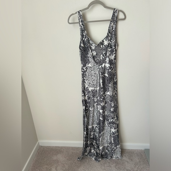 FP Intimately Black & White Slip Maxi Dress - Picture 1 of 5